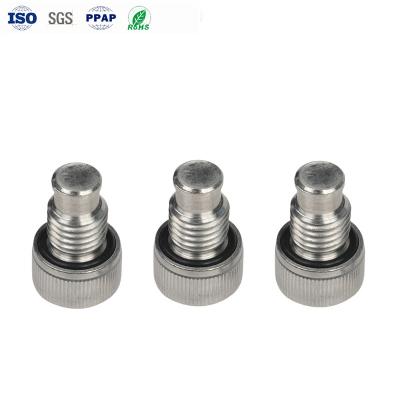 China Waterproof screws stainless steel hexagonal slot cylindrical head with rubber ring for sale