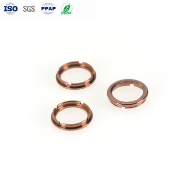 China Professional Micro Non-Standard PVD Rose Gold Stainless Steel mobile phone Lens Ring for sale