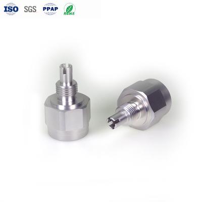 China CNC Milling Processing Aluminum Alloy High-Frequency Testing Adapter, Connector Protective Housing for sale