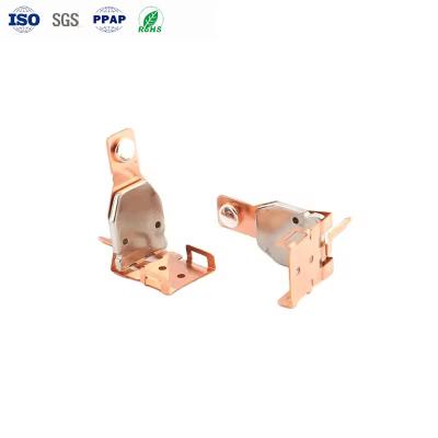 China Custom Brass Stamping Parts OEM Automotive Metal Stampingv With Versatile Copper Alloys for sale