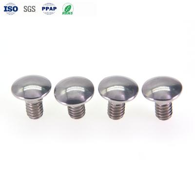 China Square Neck Decorative Screw Stainless Steel 20mm Mirror Screws Polished for sale