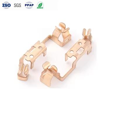 China Electronics Brass Stamping Metal Parts  For Industrial Requirements 0.1mm - 5mm for sale