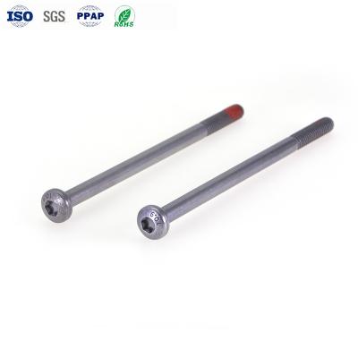 China Custom Nylok Long Bolt Alloy Steel Plum Blossom Groove Pan Head 10.9 Grade for sale