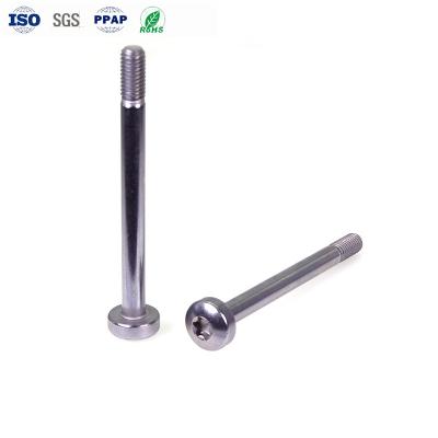 China Stainless Steel Long Screw  With Plum Blossom Groove Pan Head Half Thread for sale