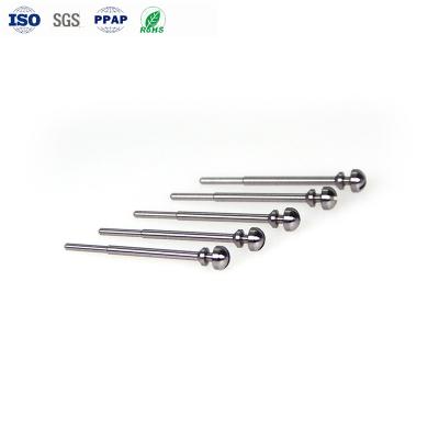 China Stainless Steel 304 Needle Pin Polished Round Head One Word Slot Slender Shaft for sale