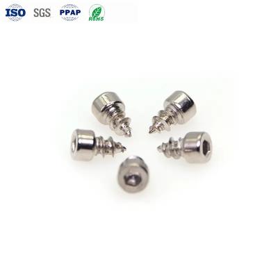 China Carbon Steel Black Nickel Internal Hexagonal Cylindrical Head Self Tapping Wood Thread Screw Manufacturing Factory for sale