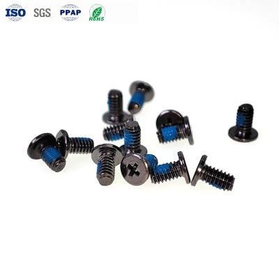 China M1.6 Micro Screws Black Zinc 1mm - 200mm Small Screw Cross Flat Head for sale