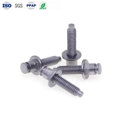 China Custom Bolt Carbon Steel Hex Rivet Nut Plated Zinc Nickel Alloy  Non Standard Bolt for sale