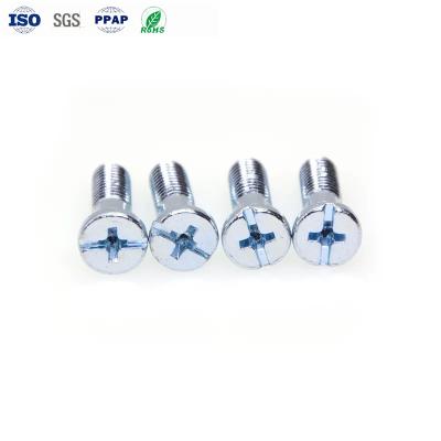 China M3 X 12 Knurled Head Thumb Screw Non Slip Limit Screws Cross Slotted Flat Head Pin for sale