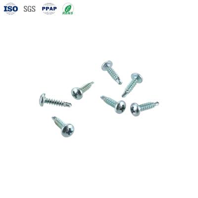 Cina OEM Acciaio al carbonio Galvanizzato Croce Testa Disco Foratura Coda Velo A Custom Fasteners in vendita