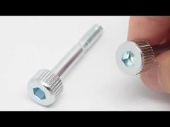Custom Automobile Fasteners Stainless Steel  M4 Shoulder Screw Plum Blossom Groove