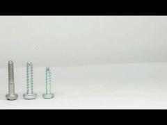 OEM Carbon Steel Galvanized Cross Disc Head Drill Tail Screw Custom Fasteners