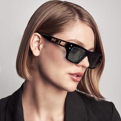 China New fashion fashion small frame European square sunglasses 2022 women's sunglasses and American top frame for sale