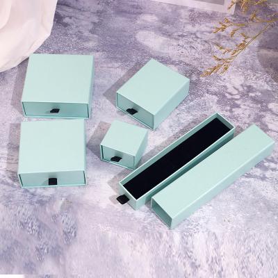 China Kraft Paper Jewelry Boxes Jewelry Gift Box Printing Logo 001 Jewelry Gift Package Drawer Type NC; ZHE Trade Assurance Etc for sale