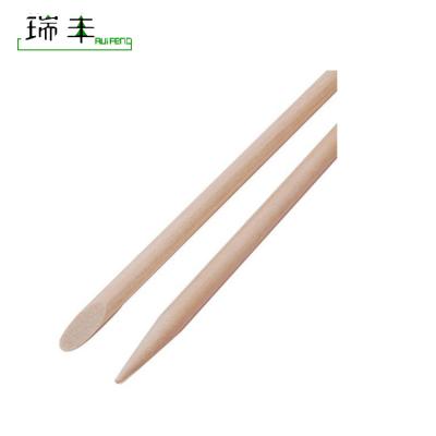 China Nail Salon Nail Art Disposable Cuticle Pusher Wooden Orange Manicure Stick for sale