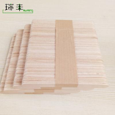 China Viable House Craft Ice Cream Stick Wooden Popsicle Stick With Logo Custom for sale