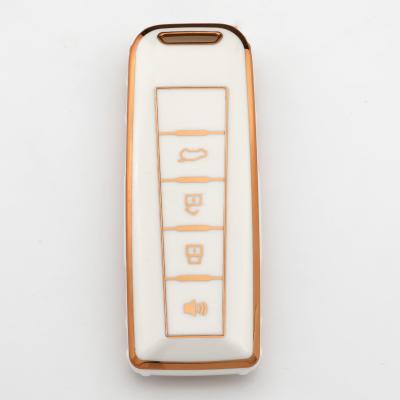 China Niu Steward For WEY Gold Line Single Edge TPU Shell Car Key Case Key Protection High Quality Material Cover for sale