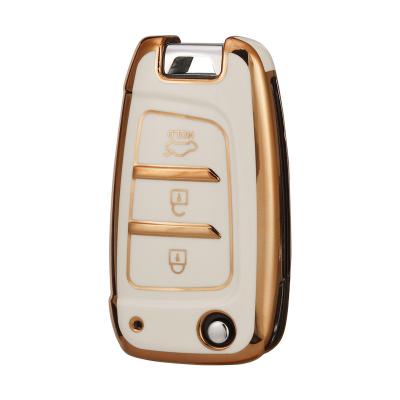 China High Quality For Key Case Cover ix35 Langdongso 8 Kia Zhirun k2 Freddy Peking Sonata Hyundai Car Key Bag Key Buckle Case TPU for sale