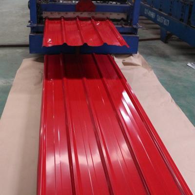 China Construction Corrugated Roof Prepainted Corrugated Roofing Steel Sheet Metal / Roofing Sheet for sale