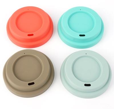 China Non Spill Universal Food Grade Drinking Cup Silicone Lids for sale