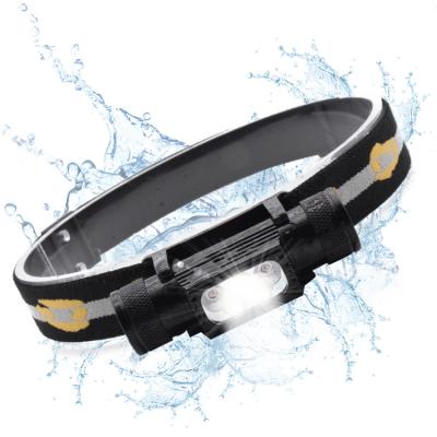 China 2021 New Products Powerful LED Headlamp USB Rechargeable Headlamp Flashlight for Hiking Running Camping for sale