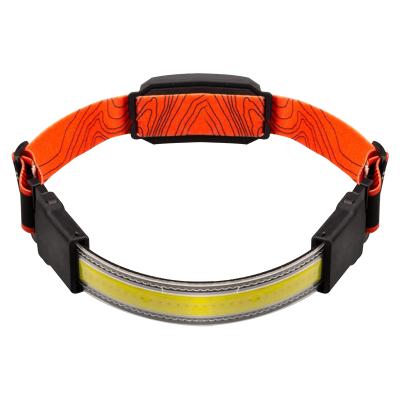 China New COB Head Lamp LED Rechargeable Running Light Waterproof Headlamps for Hunting for sale