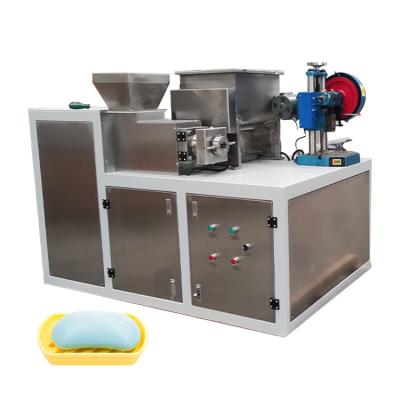 China Small Scale Bar Soap Making Machine Manual Stamper 200kg/h Capacity Fast Production for sale