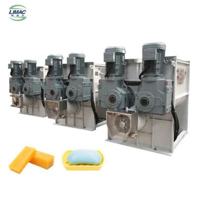 China Three-Drives Two-Z-Formed-Shafts Soap Mixer Machine for Chemical Material Processing for sale