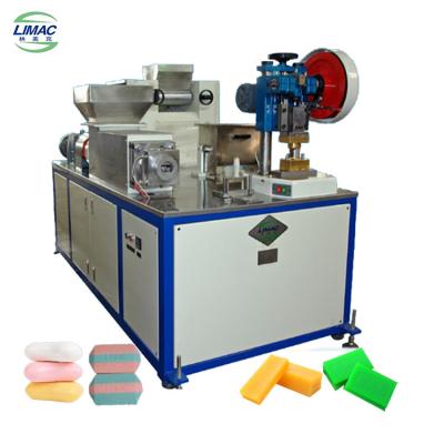 China Manual Stamper 100kg/H Small Scale Hotel Bar Soap Making Machine With PLC for sale