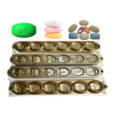 China Soap Stamping Die With Oval Shaped Copper Mould And Copper Die Printer for sale