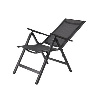 China Foldable Chinese Outdoor Leisure Garden Chair Aluminum Strong Folding Cheap Chair for sale