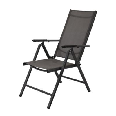 China EUROPEAN high quality cheap outdoor aluminum folding reclining chair leisure garden camping chair for sale