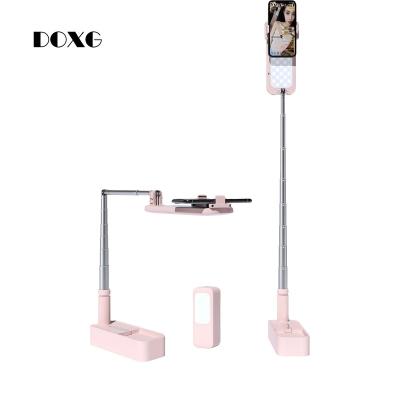 China New Arrival Foldable Selfie Stick Ring K07 Gimbal Tripod Wing 360 Rotation Phone Comedy Movy Led Lighting Fixture for sale