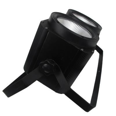 China Ktv LED Stage Light Blinder 2x100w LED Blinder COB 2 Warm White Cool White Matrix Studio Light Led for sale