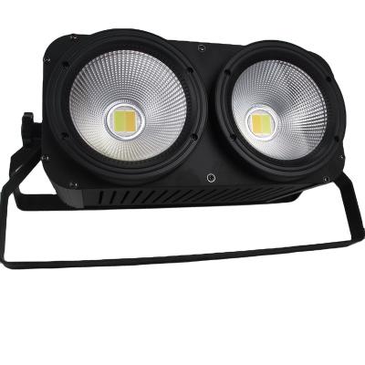 China Ktv 2 Eye Blinder 2x100W COB DMX Cool White Or 2in1 Warm White 2 Eyes Outdoor LED Blinder Light for sale