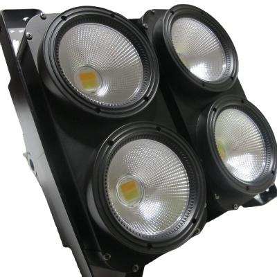 China Sports Stadiums Studio TV Movie Dmx Strobe Warm Cool White 2x100w 2 Eyes Led Assist Light 4x100w 4 Eyes Led Cob Blinder for sale