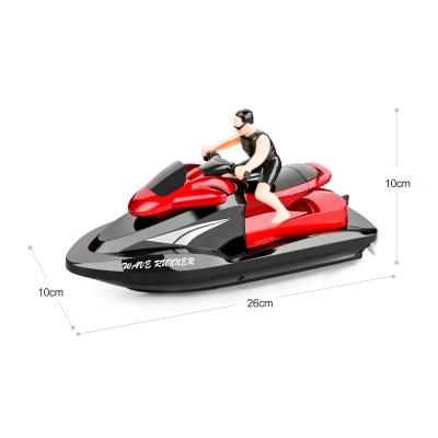 China High Speed ​​Ladder Boat Remote Control Handle Mini Boat Water Toy Gift Remote Control Packing for Kids Christmas Gift for sale