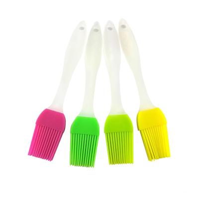 China 444 disposable ready in shipping brush does not fade color and fall off at small size, food grade non-stick silicone basting brush for sale