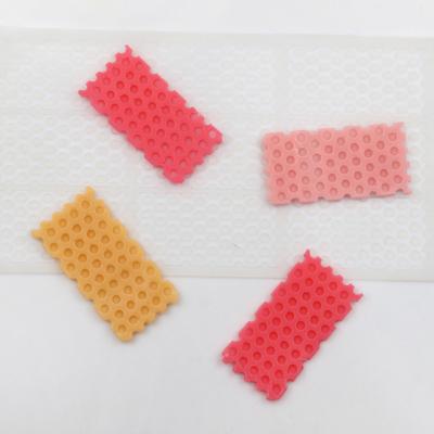 China 818 disposable ready to ship silicone chocolate mold with 9 holes honeycomb silicone lace mold cake decorating mold for sale