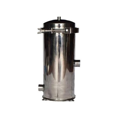 China Large Flow SS304 316 Water Filtration Machine Stainless Steel 304 316L Filter Housing Bag Filter Housing Multi Cartridge Water Filter for sale