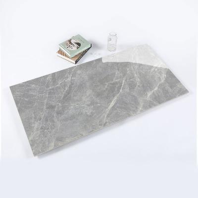 China Gray Color Polished Glazed Porcelain 1200x600 High Metallic Classic Marble Look Tiles Wall And Glazed Glossy Ceramic Floor Tiles for sale