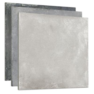 China Wall 600x600 of Gres Gray Glazed Cement Look Porcelain of rustic tiles and antique dark rustic ceramic floor tiles for sale