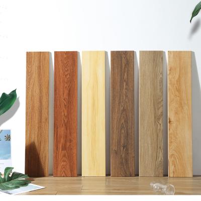 China Inkjet Design Tiles 15x80cm 3d Ceramic Tiles Pattern Look Rustic Classic Wood Grain Interior Wood Grain for sale