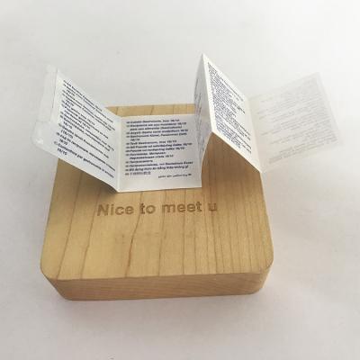 China Adhesive Multilayer Barcode Label , Booklet Folding Labels , Double Sided Layer Label Sticker Printing for sale