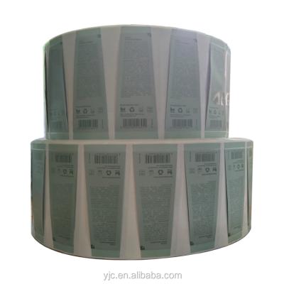 China Foldable environmental protection factory price label stickers for aluminum box for sale