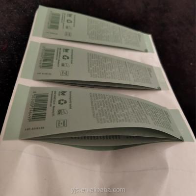 China Innovation Customize Color Eco - Friendly Printed Peel Off Label Furniture Stickers for sale