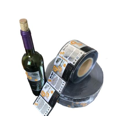 China Waterproof Custom Hot Stamping Labels Wine Label Sticker for sale