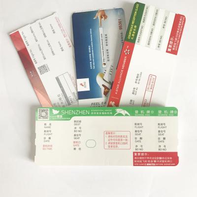 China paper & Cardboard Theater Admission Ticket Boarding Pass Ticket Custom Full Color Printing for sale