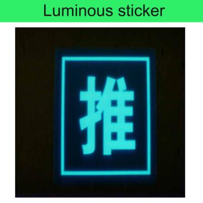 China Halloween Decorative Noctilucent Skull Stickers Skeleton Puffy Puffy Luminous Sticker Decal for sale