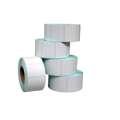 China Hot sale barcode supermarket qr code printing blank thermal label sticker roll for sale